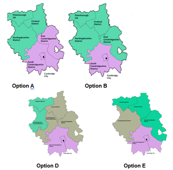 LGR options maps of districts 